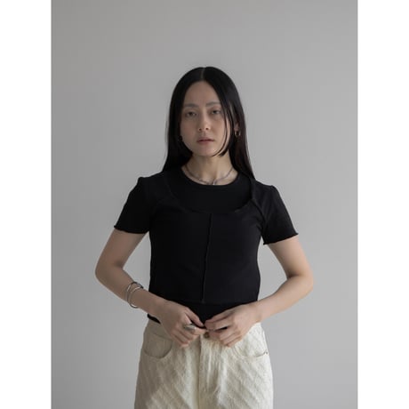 《予約販売》2set material layered tee/2colors_nt2046