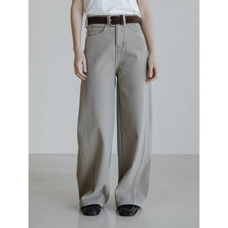 《予約販売》belt set warm twill pants/2colors_np1201