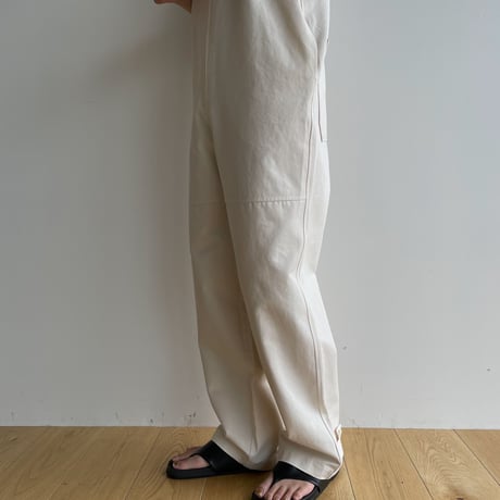【nokcha original】material over all/ivory_np0830