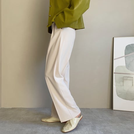 《予約販売》s/s two tuck wide pants/2colors_np0357