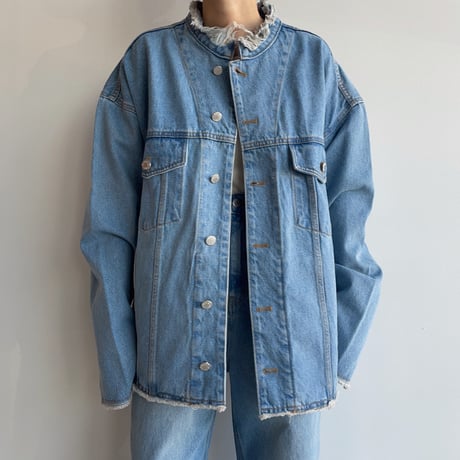 《予約販売》crash denim jacket/2colors_no0356