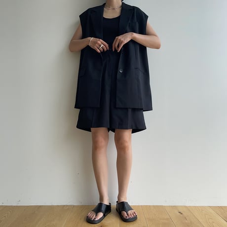 《予約販売》mannish tailored vest/2colors_no0303