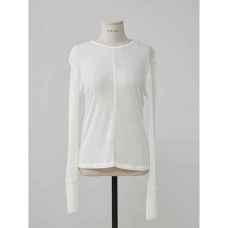 【NOKCHA original】custom sheer tops/3colors_nt2483