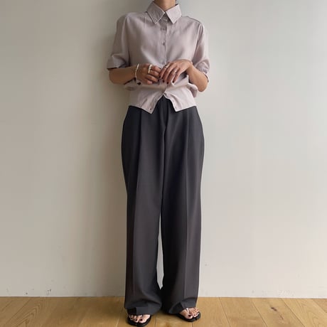 《予約販売》tuck summer pants/2colors_np0865