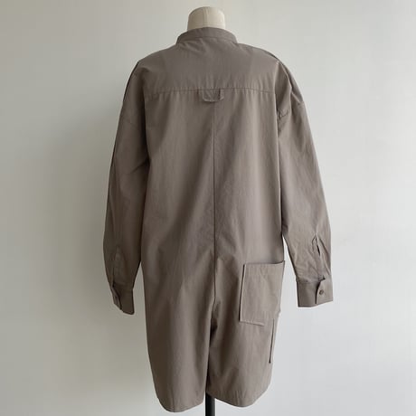 【nokcha original】mannish half jumpsuit/graige_np0800