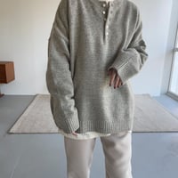 《予約販売》over botan knit/3colors_nt1170