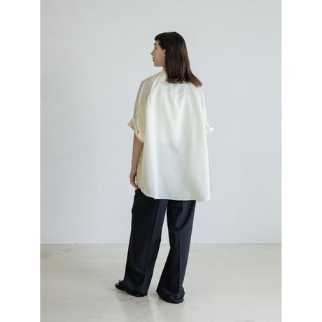 《予約販売》satin 2way shirt/2colors_nb0381