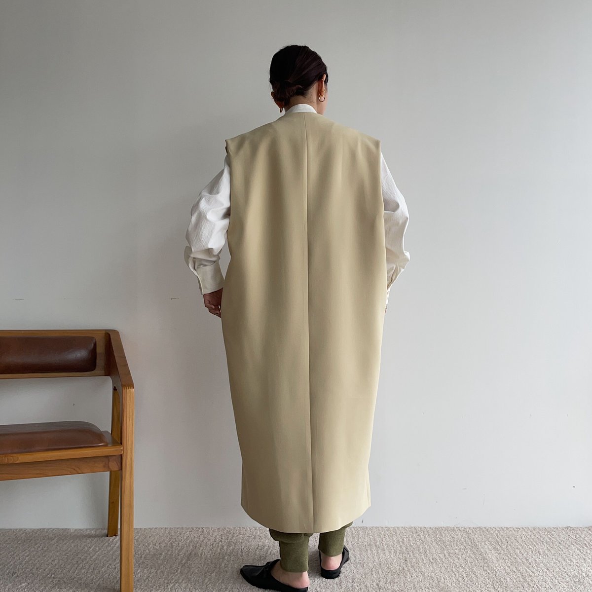 nokcha original 2set mulch coat /navy