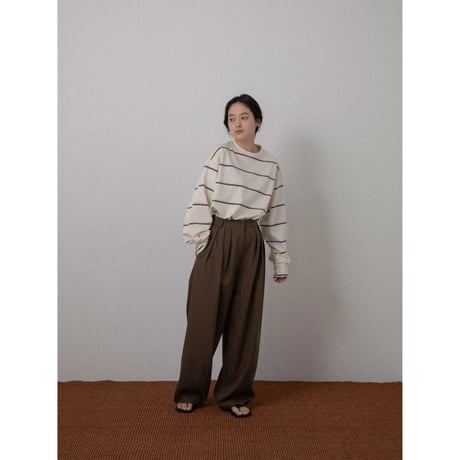 【NOKCHA original】elbow patch border tops_nt2236