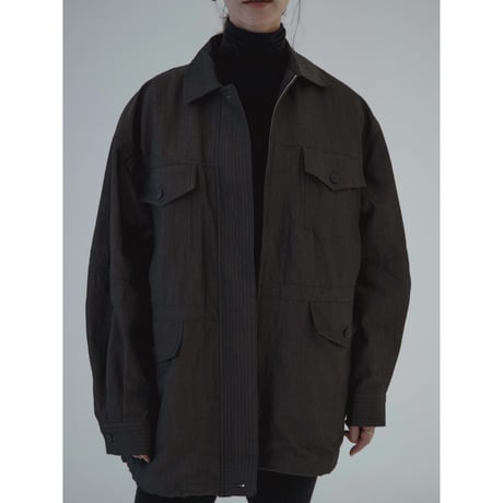 - AUTHENTIC series - 2way liner quality jumper/black brown_an0020
