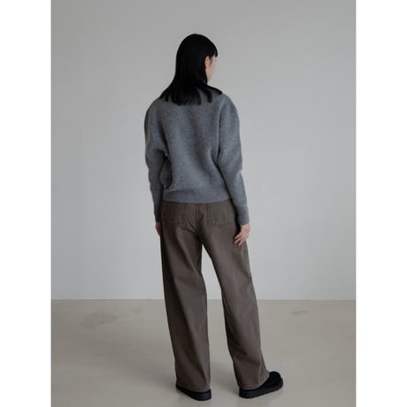 《予約販売》silhouette angora knit pullover/2colors_nt2196