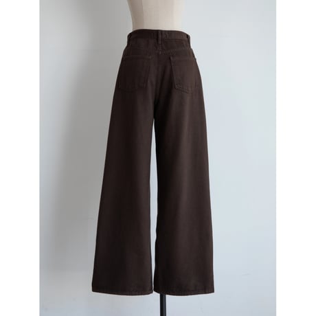 《予約販売》mannish brown pants_np1149