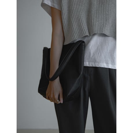 《予約販売》fake leather bucket bag/2colors_na0662
