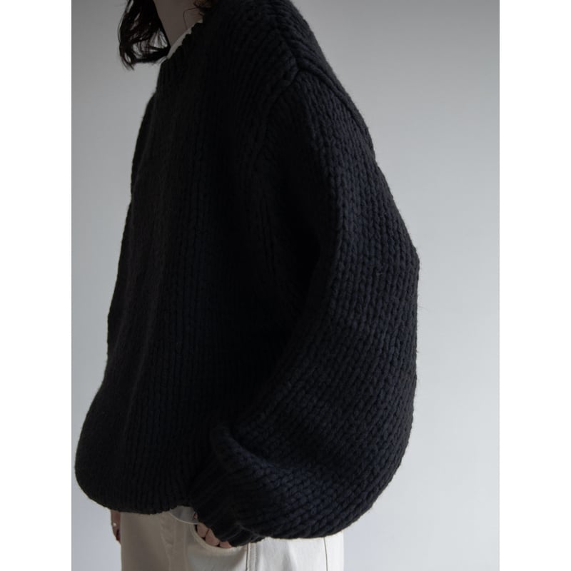 新品未着用MARNO Chloe knit tops black Chloe knit tops – MARNO