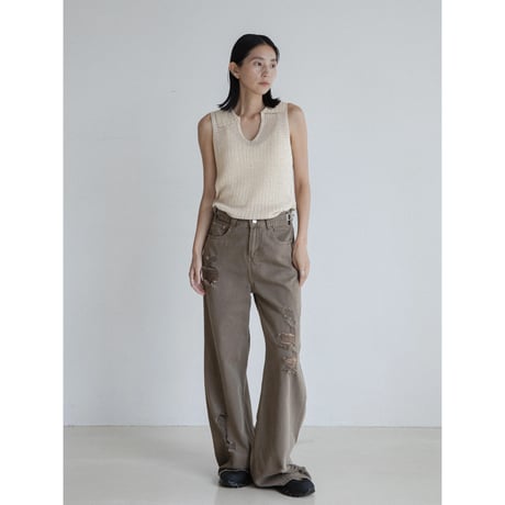 《予約販売》crash pigment jeans_nj0151