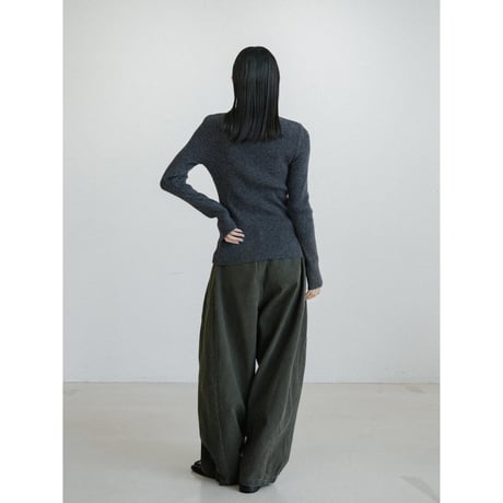 《予約販売》v neck lady lib knit cardigan/2colors_nt2471
