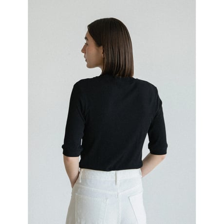《予約販売》mid sleeve sheer tee/2colors_nt2565