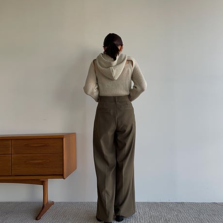 《予約販売》twill warm pants/2colors_np0698