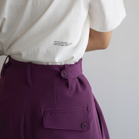 【nokcha original】waist pants/grape_np0596