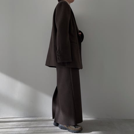 《予約販売》material warm long skirt/2colors_ns0087