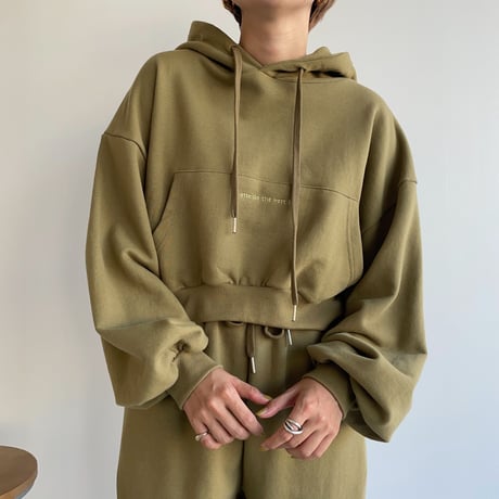 【nokcha original】“latte de the vert”hood mtm/3colors_nt1047