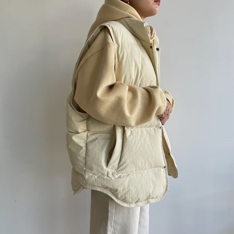 《予約販売》duck down daily vest/2colors_no0252