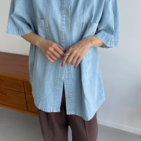 《予約販売》denim  shirt_nt0968