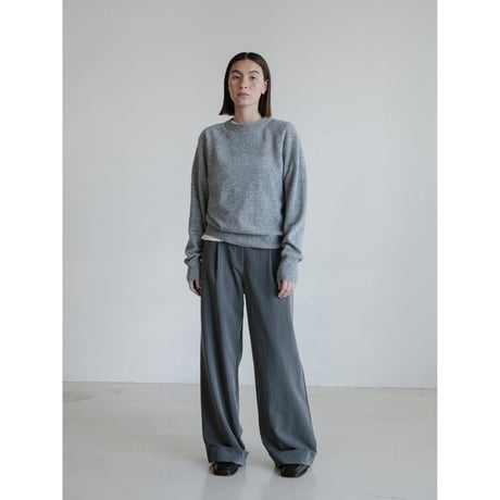 《予約販売》roll up stripe wide pants/2colors_np1200