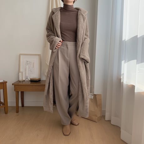 ✳︎予約販売✳︎shaggy gown coat_no0044