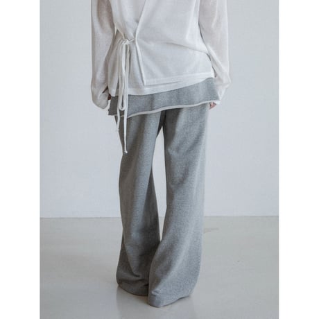 《予約販売》layered 2way sweat pants/2colors_np1146