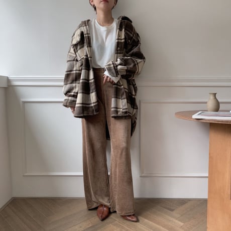 ✳︎予約販売✳︎velvet relaxy pants /2colors_np0069