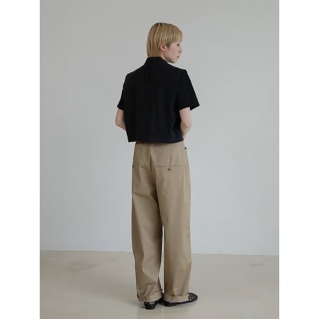 - AUTHENTIC series - material linen vest/black_an0042