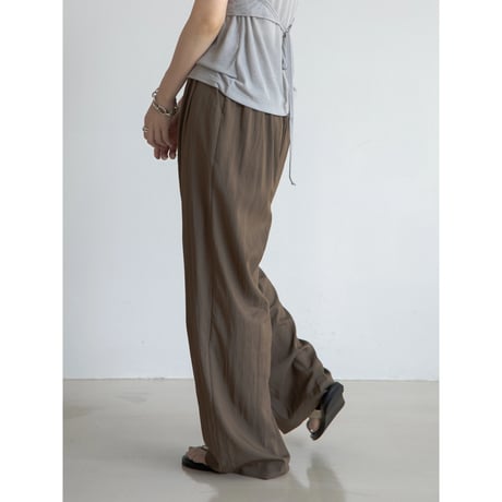 《予約販売》tuck summer light pants/2colors_np1023