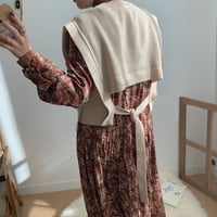 ✳︎予約販売✳︎ back string vest/2colors_nt0190