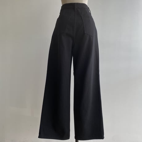 《予約販売》twill tuck wide pants/2colors_np0732