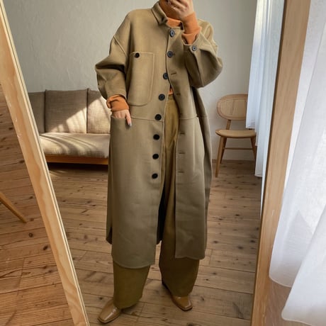 《予約販売》pocket long wool coat/2colors_no0139
