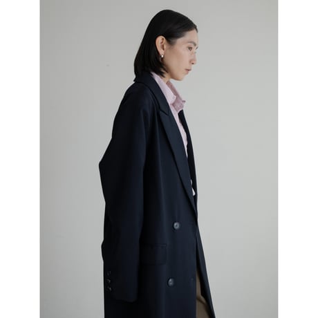 《予約販売》double breasted long coat/2colors_no0439