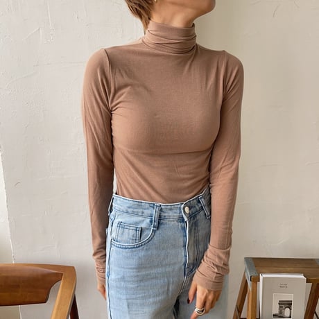 《予約販売》simply high neck tee/4colors_nt0715