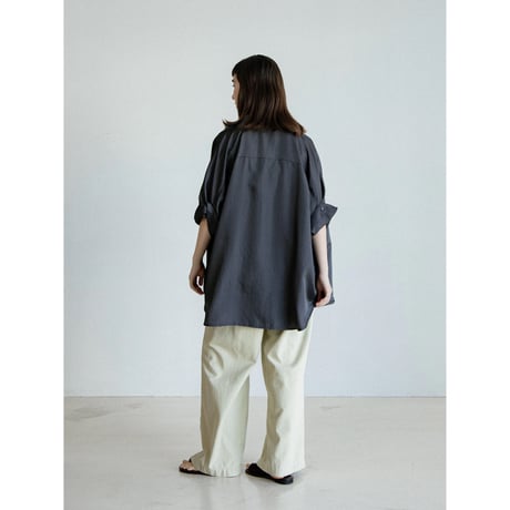 《予約販売》satin 2way shirt/2colors_nb0381