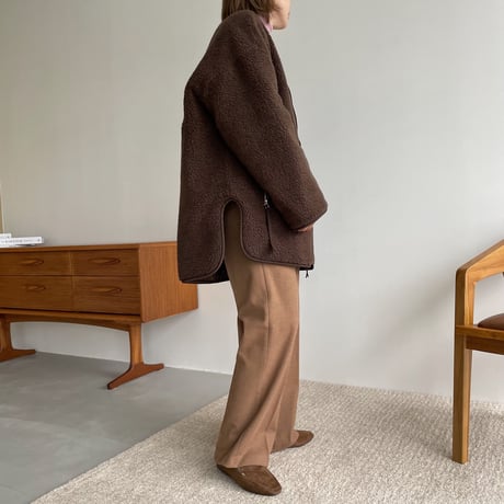 《予約販売》quality worm tuck pants/3colors_np0506