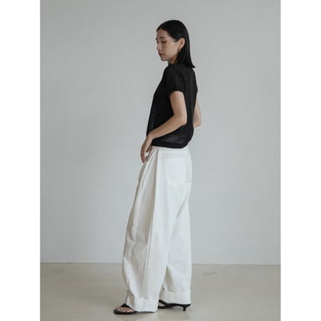 《予約販売》side tuck mannish pants/2colors_np1132