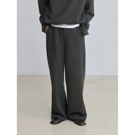 《予約販売》2way cover stitch sweat pants/3colors_np1206