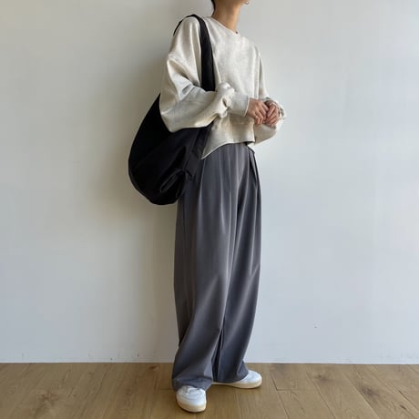 【nokcha original】“nc” croped mtm/3colors_nt1607