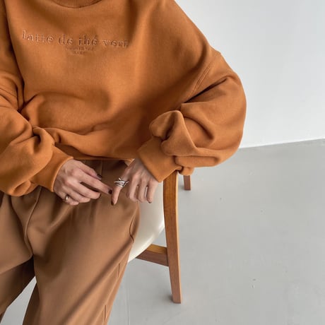 【nokcha original】“latte de the vert”mtm/orange_nt1067