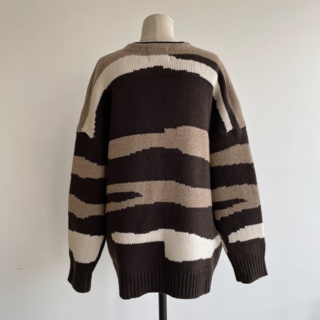 【nokcha original】ennui knit cardigan/deep brown_nt1502