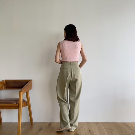 《予約販売》material lib knit tank top/4colors_nt1335