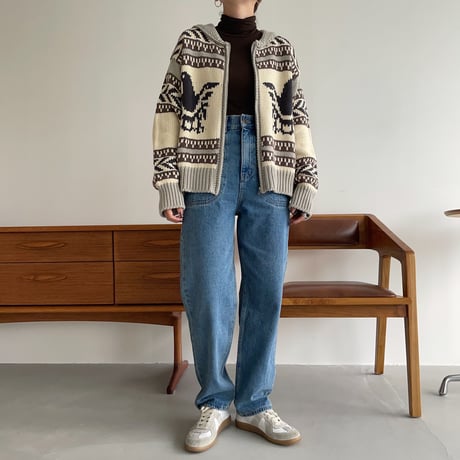 《予約販売》vintage like knit cardigan_nt1183