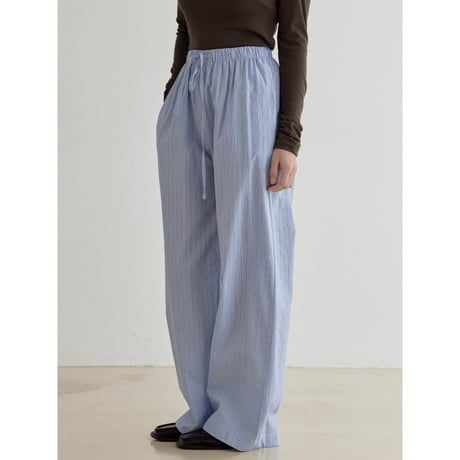 《予約販売》stripe cotton pants/2colors_np1232