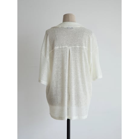 《予約販売》linen soft over knit shirt/2colors(unisex)_nb0323