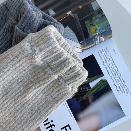 《予約販売》knit lib pants/2colors_np0515